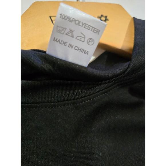 Black Patriotic American Long Sleeve Shirt Land of the Free Home of the Brave - Picture 5 of 8